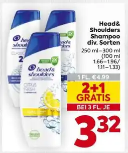Billa Head & Shoulders Shampoo div. Sorten Angebot