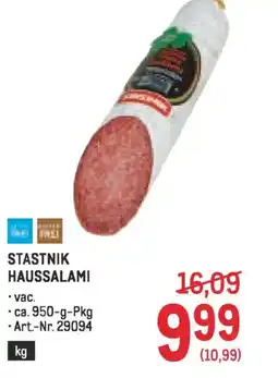 Metro Stastnik haussalami Angebot