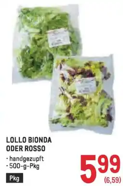 Metro Lollo bionda oder rosso Angebot