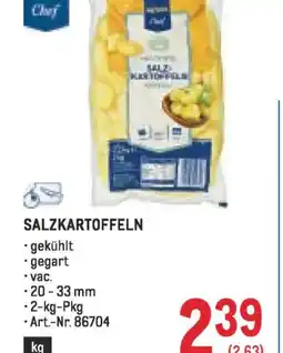 Metro Salzkartoffeln Angebot