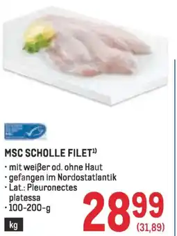 Metro Msc scholle filet Angebot