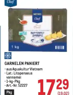 Metro Garnelen paniert Angebot