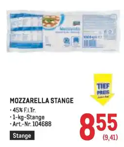 Metro Mozzarella stange Angebot