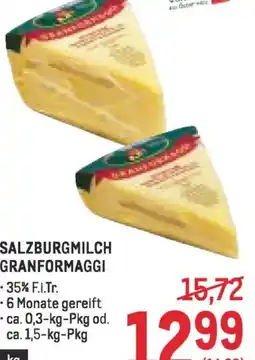 Metro Salzburgmilch granformaggi Angebot