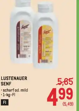 Metro Lustenauer senf Angebot