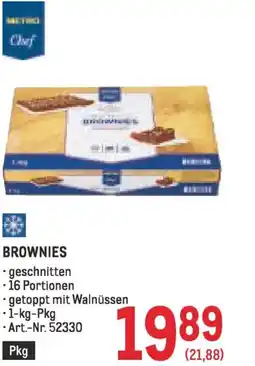 Metro Brownies Angebot