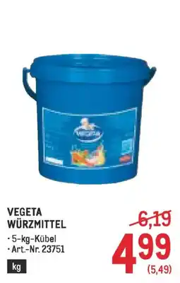 Metro WÜRZMITTEL Angebot