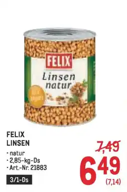 Metro Linsen Angebot