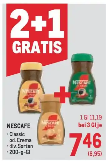 Metro NESCAFE Angebot