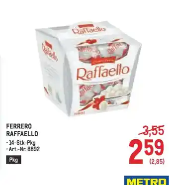 Metro FERRERO RAFFAELLO . Angebot