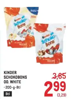 Metro KINDER SCHOKOBONS OD. WHITE Angebot