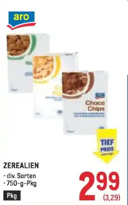 Metro ZEREALIEN - div. Sorten .750-g-Pkg Pkg Angebot