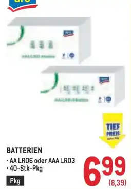 Metro BATTERIEN Angebot
