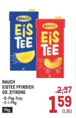Metro RAUCH EISTEE PFIRSICH OD. ZITRONE Angebot