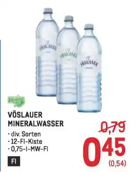 Metro VÖSLAUER MINERALWASSER Angebot