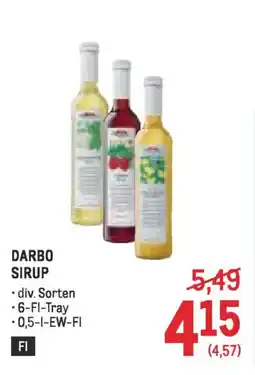 Metro DARBO SIRUP Angebot