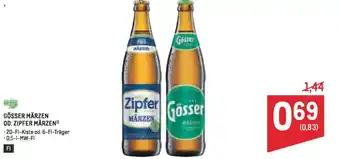 GÖSSER MÄRZEN OD. ZIPFER MÄRZEN"