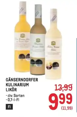 Metro GÄNSERNDORFER KULINARIUM LIKÖR Angebot