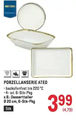 Metro PORZELLANSERIE ATEO Angebot