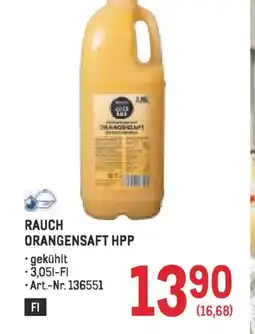 Metro Rauch orangensaft hpp Angebot
