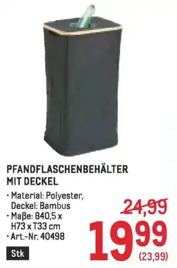 Metro Pfandflaschenbehälter mit deckel Angebot