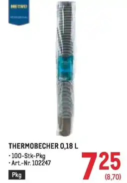 Metro Thermobecher Angebot