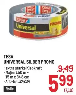 Metro Tesa universal silber promo Angebot