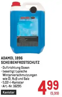Metro Adamol 1896 scheibenfrostschutz Angebot
