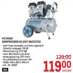Metro Hyundai kompressor silent sac55752 Angebot