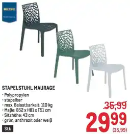 Metro Stapelstuhl maurage Angebot