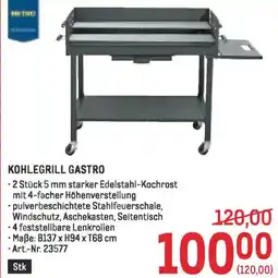 Metro Kohlegrill gastro Angebot