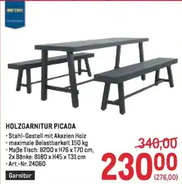 Metro Holzgarnitur picada Angebot