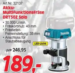 Zgonc Akku Multifunktionsfräse DRT50Z Solo Angebot