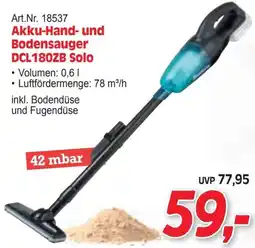 Zgonc Akku-Hand- und Bodensauger DCL180ZB Solo Angebot