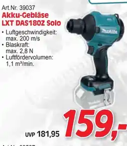 Zgonc Akku-Gebläse LXT DAS180Z Solo Angebot