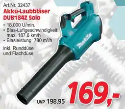Zgonc Akku-Laubbläser DUB184Z Solo Angebot