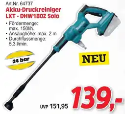 Zgonc Akku-Druckreiniger LXT-DHW180Z Solo Angebot
