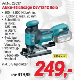 Zgonc Akku-Stichsäge DJV181Z Solo Angebot