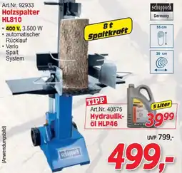 Zgonc Holzspalter HL810 Angebot