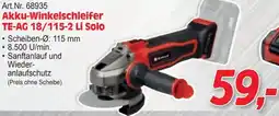 Zgonc Akku-Winkelschleifer TE-AG 18/115-2 Li Solo Angebot