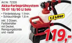 Zgonc Akku-Farbsprühsystem TE-SY 18/90 Li Solo Angebot