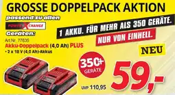 Zgonc Akku-Doppelpack (4,0 Ah) PLUS Angebot