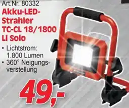 Zgonc Akku-LED- Strahler TC-CL 18/1800 Li Solo Angebot