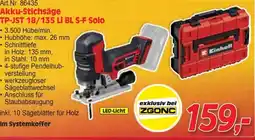 Zgonc Akku-stichsäge tp-jst 18/135 li bl s-f solo Angebot