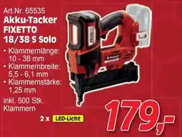 Zgonc akku-tacker fixetto 18/38 s solo Angebot