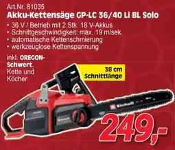 Zgonc Akku-kettensäge gp-lc 36/40 li bl solo Angebot