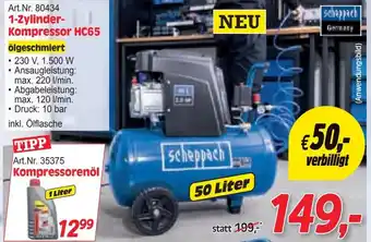 Zgonc 1-zylinder- kompressor hc65 Angebot