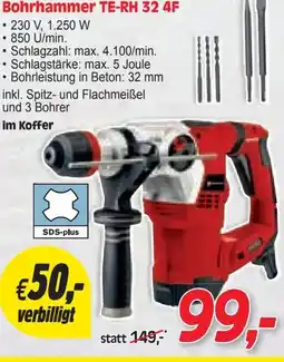 Zgonc Bohrhammer TE-RH 32 4F Angebot
