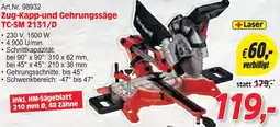 Zgonc Zug-Kapp-und Gehrungssäge TC-SM 2131/D Angebot