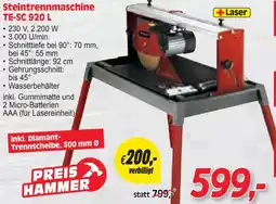 Zgonc Steintrennmaschine Angebot